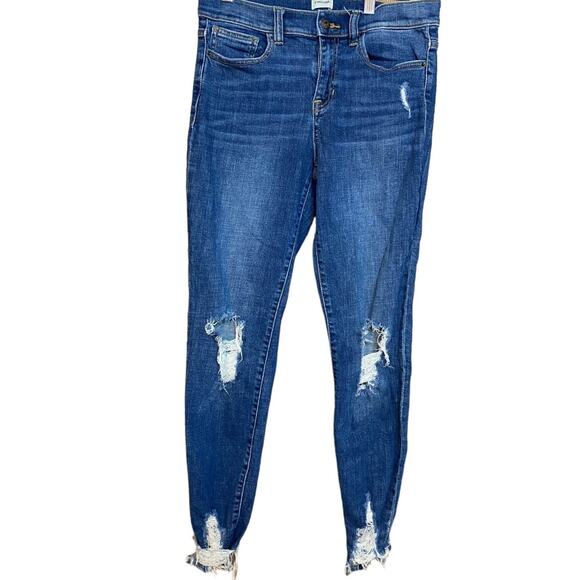 Sneak Peek Medium wash distressed skinny jeans - Juniors Size 9 - Picture 1 of 12